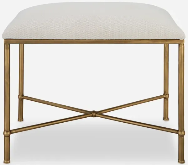 Avenham Small Gold Framed Bench