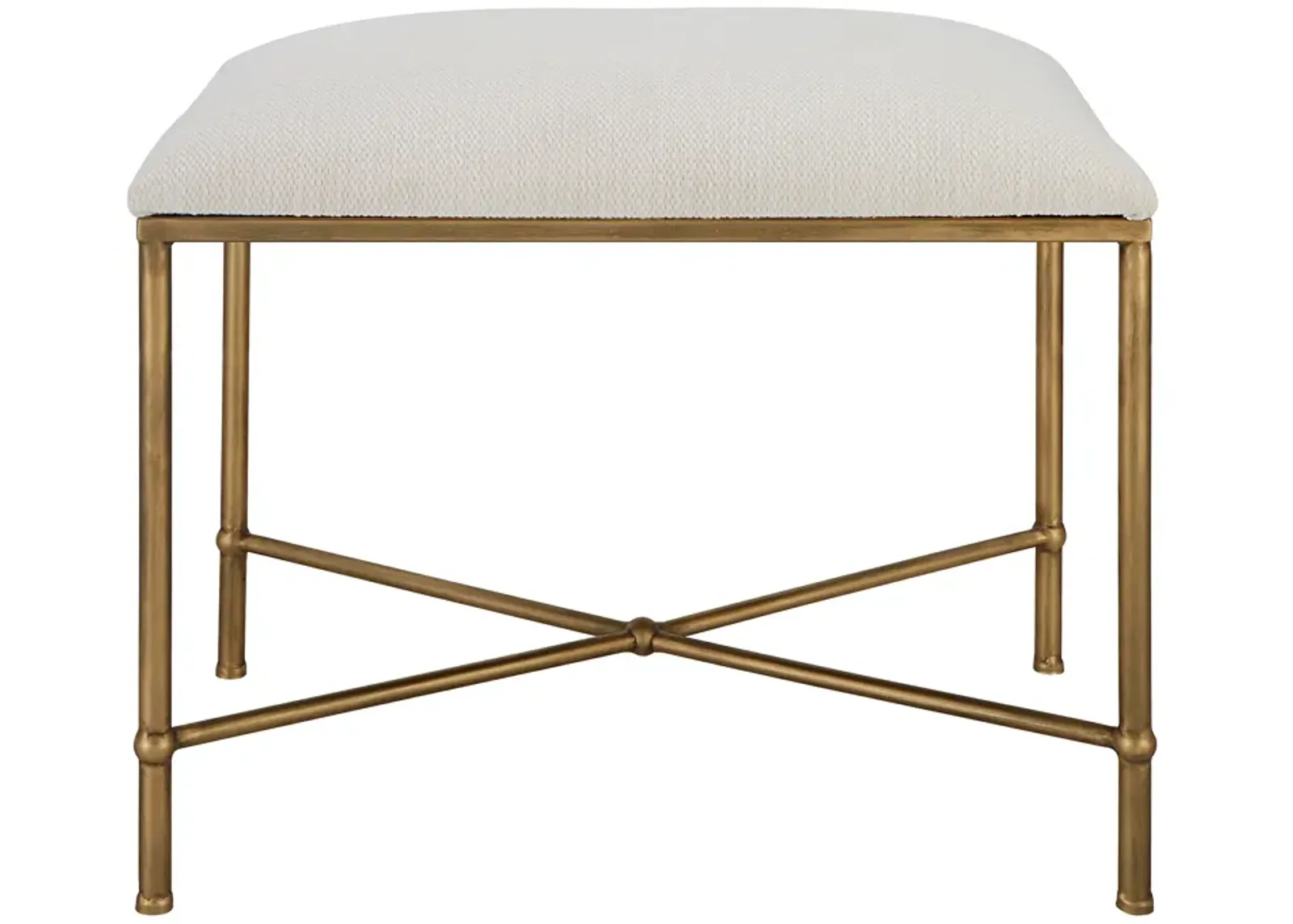 Avenham Small Gold Framed Bench