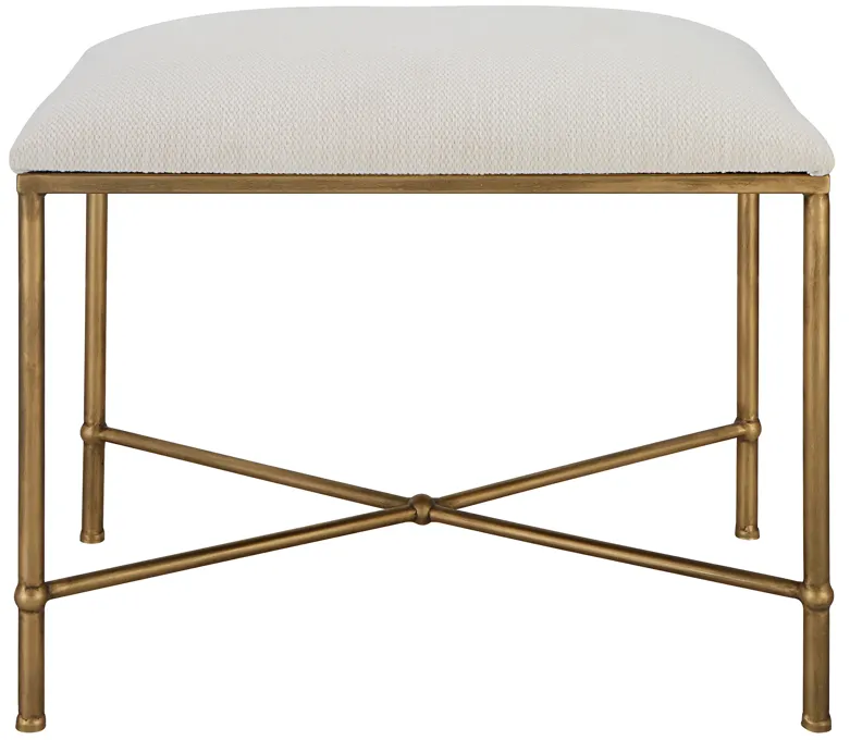 Avenham Small Gold Framed Bench