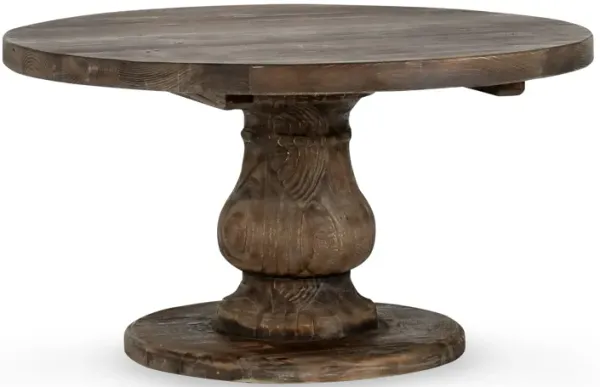 Carolina Reclaimed Pine Round Coffee Table By Kosas Home