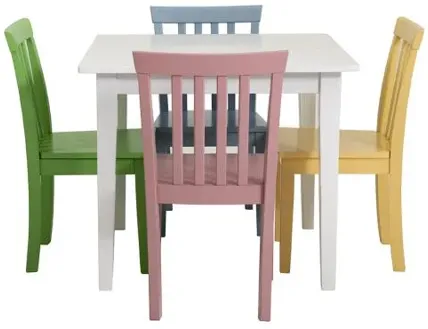 Rory 5-piece Dining Set Multi Color