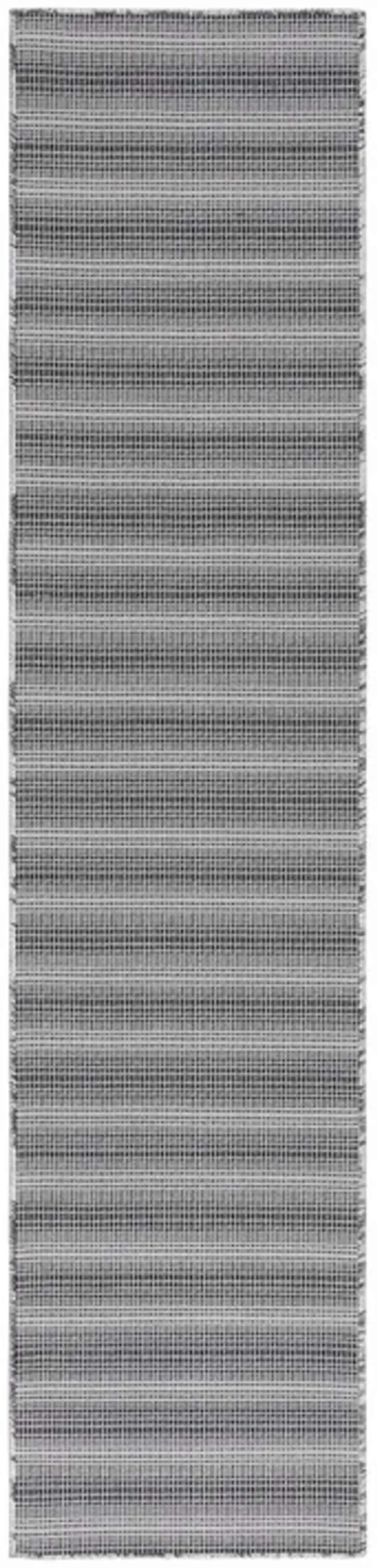 HAMPTON 231 Black  2' X 9' Runner Rug