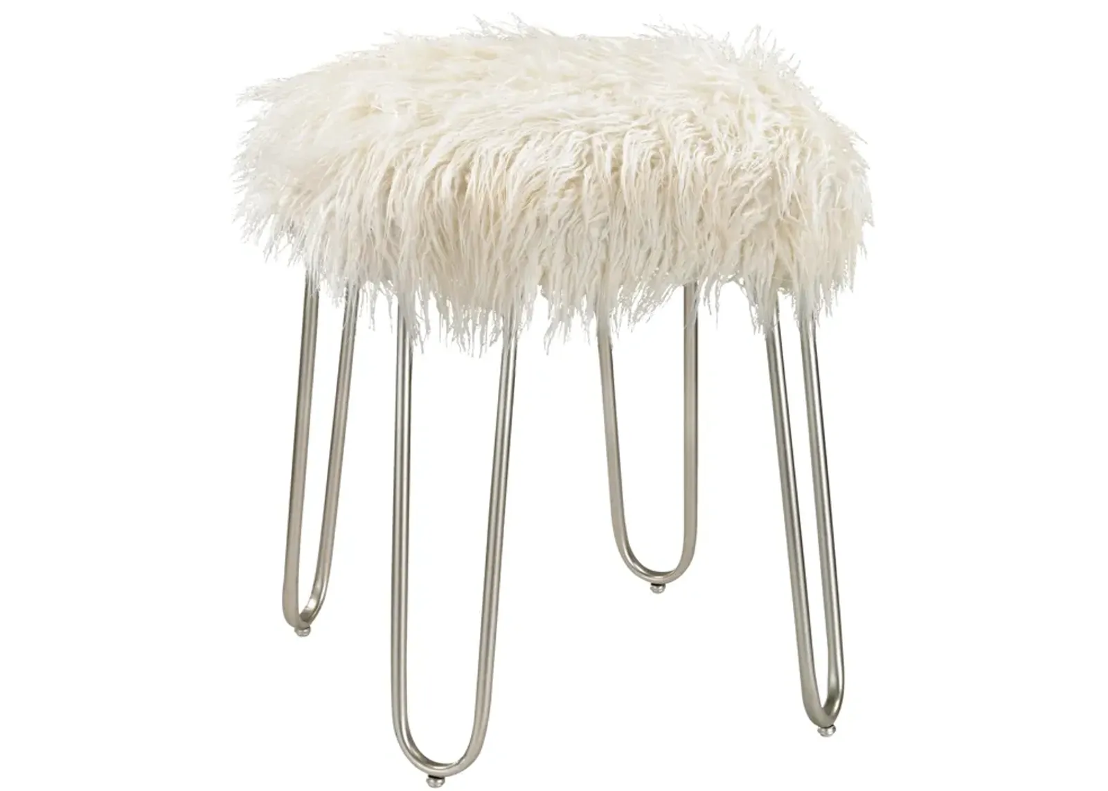 Betty Vanity Stool - White