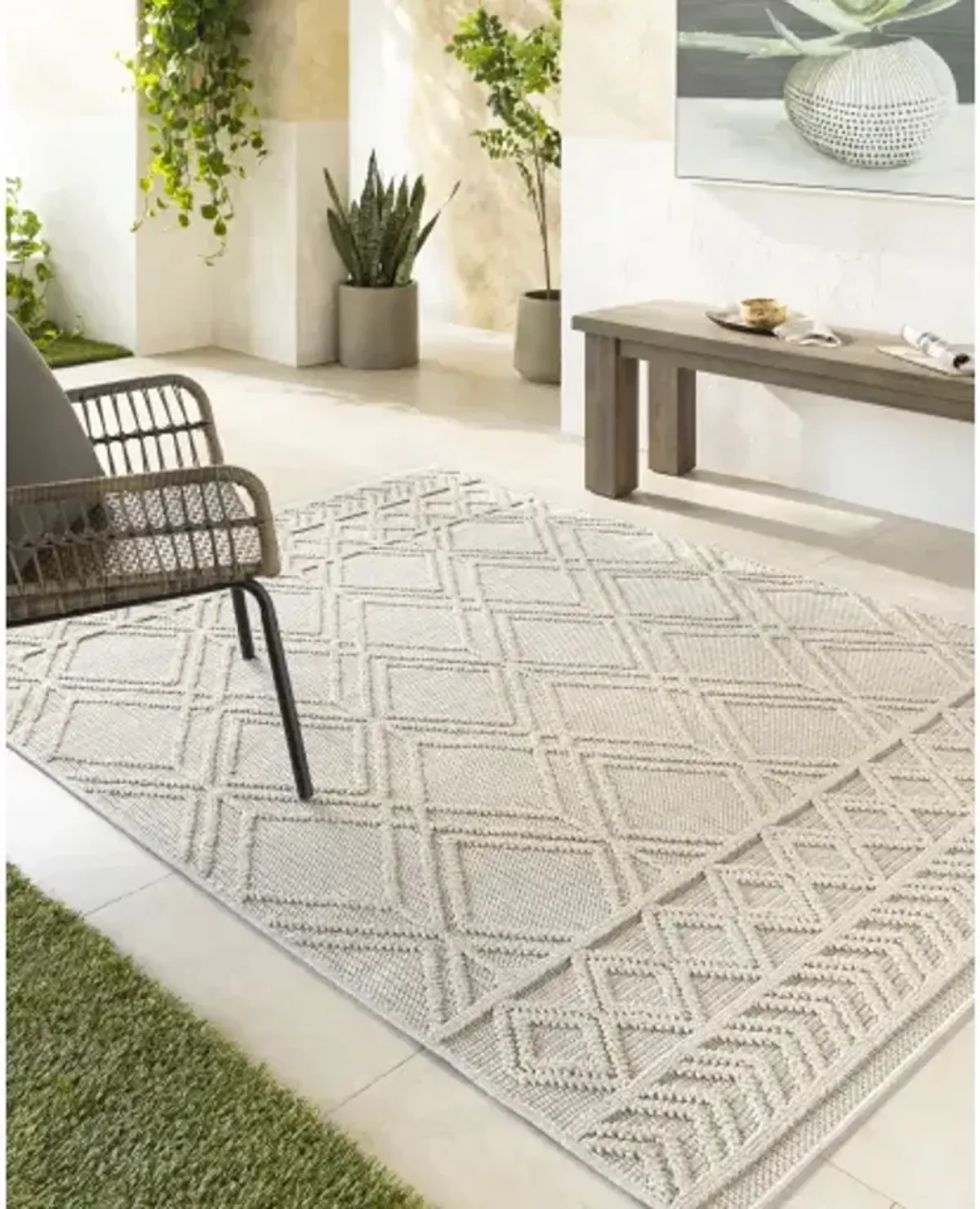 Rockport RPT-2302 2' x 2'11" Machine Woven Rug