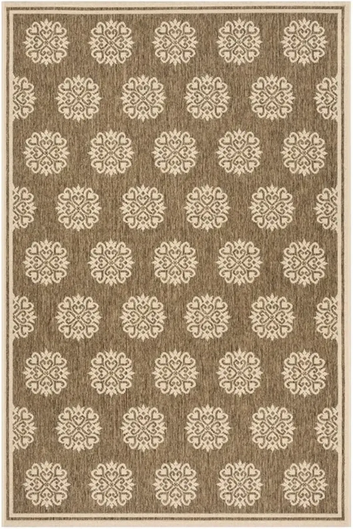 Safavieh BEACH HOUSE Collection BHS181B-4 Beige / Cream 4' X 6'