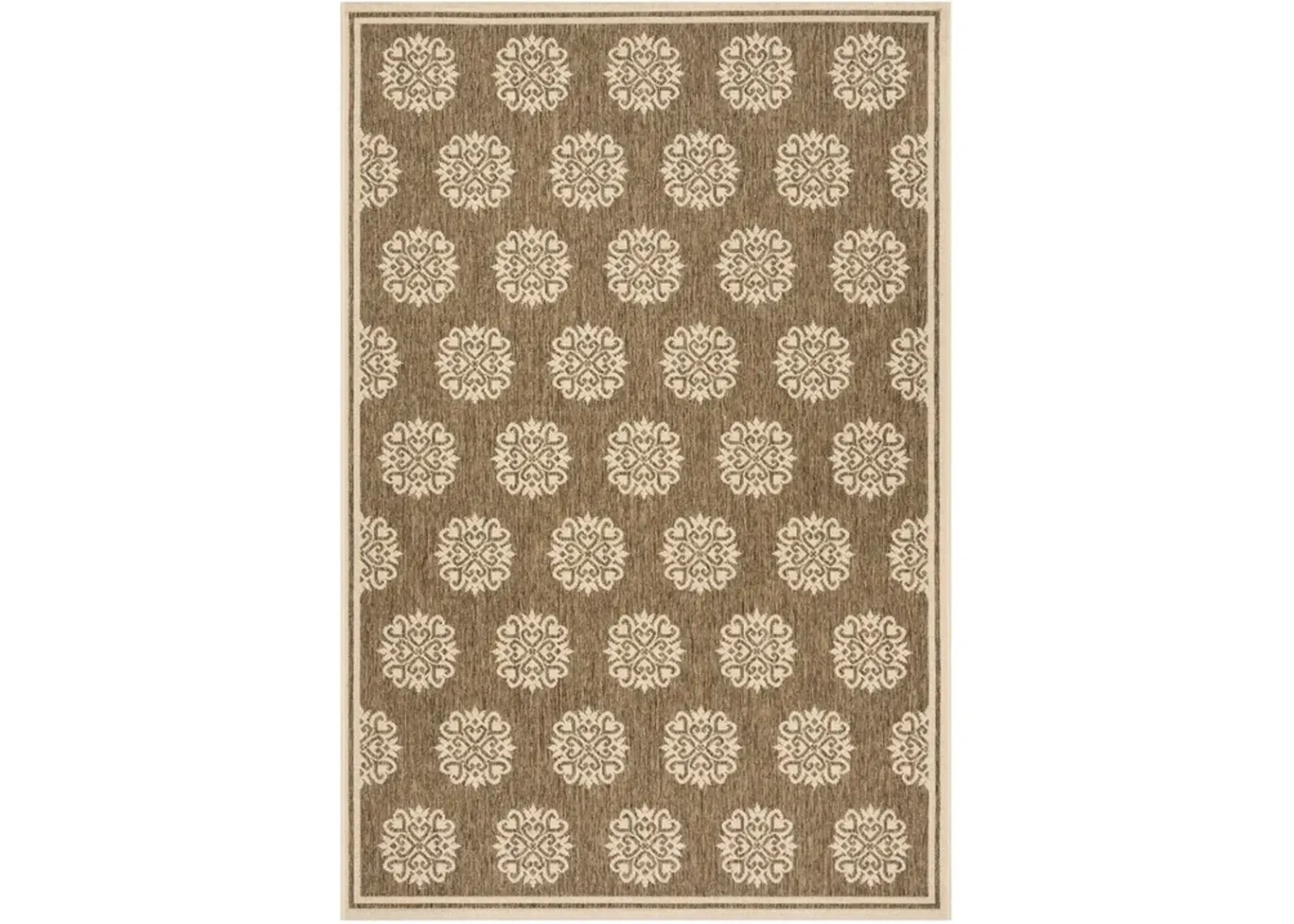 Safavieh BEACH HOUSE Collection BHS181B-4 Beige / Cream 4' X 6'