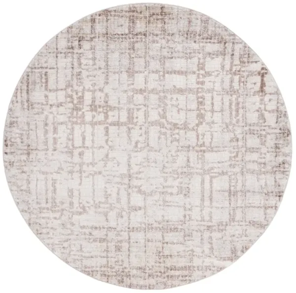 PALMA 336 BEIGE  8' x 8' Round Round Rug