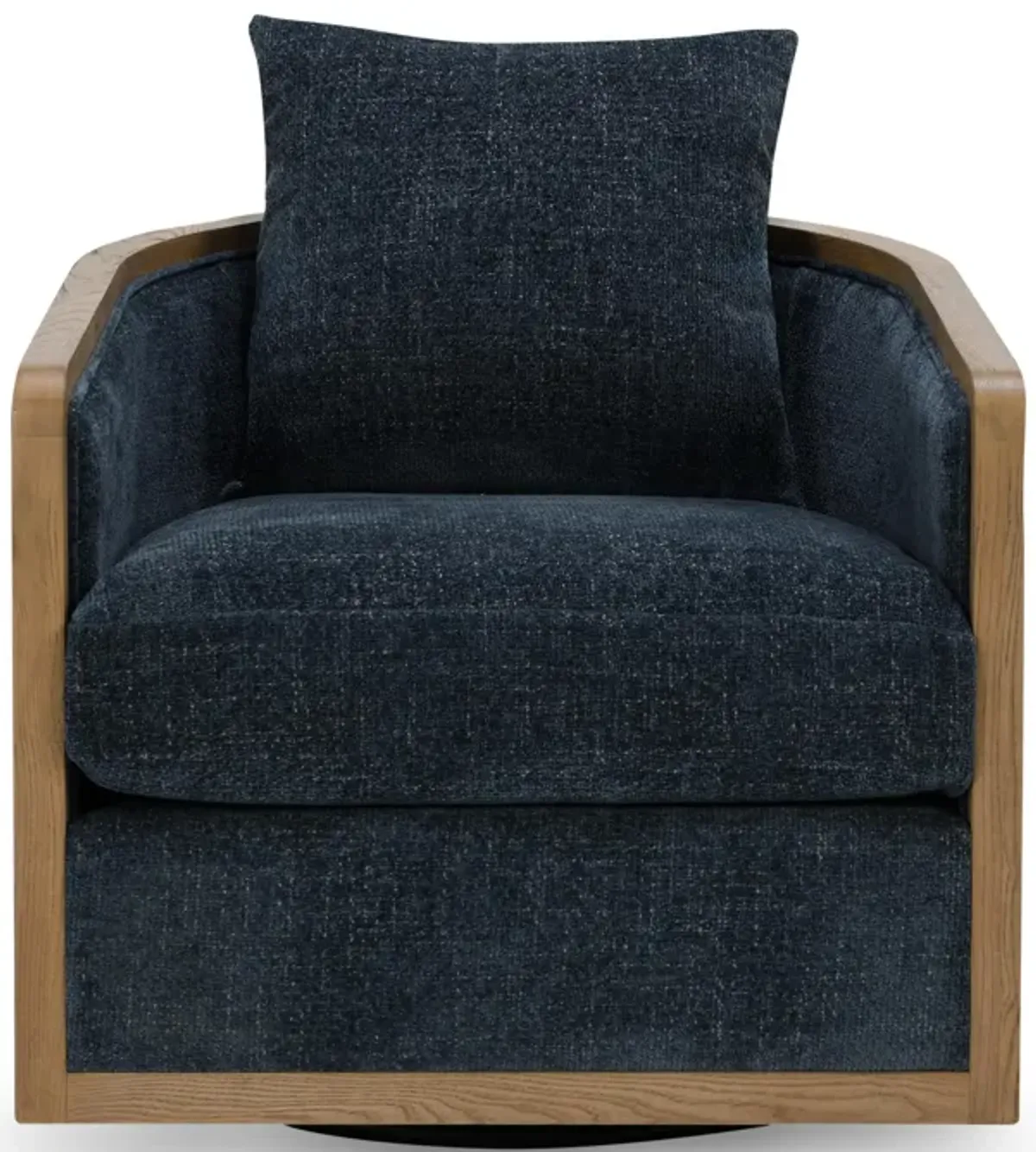 Bahama Swivel Accent Chair Estate Blue