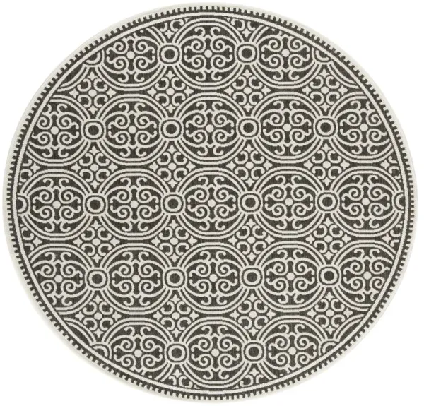 BEACH HOUSE 134 Grey 8' X 8' Round Round Rug