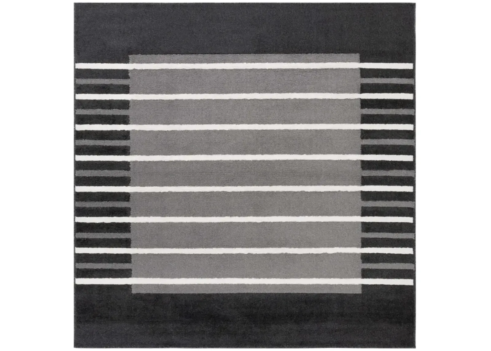 PYRAMID 232 GREY  6'-7' x 6'-7' Square Square Rug