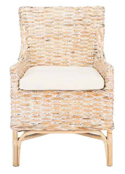 CRISTEN RATTAN ACCENT CHAIR W/ CUSHION