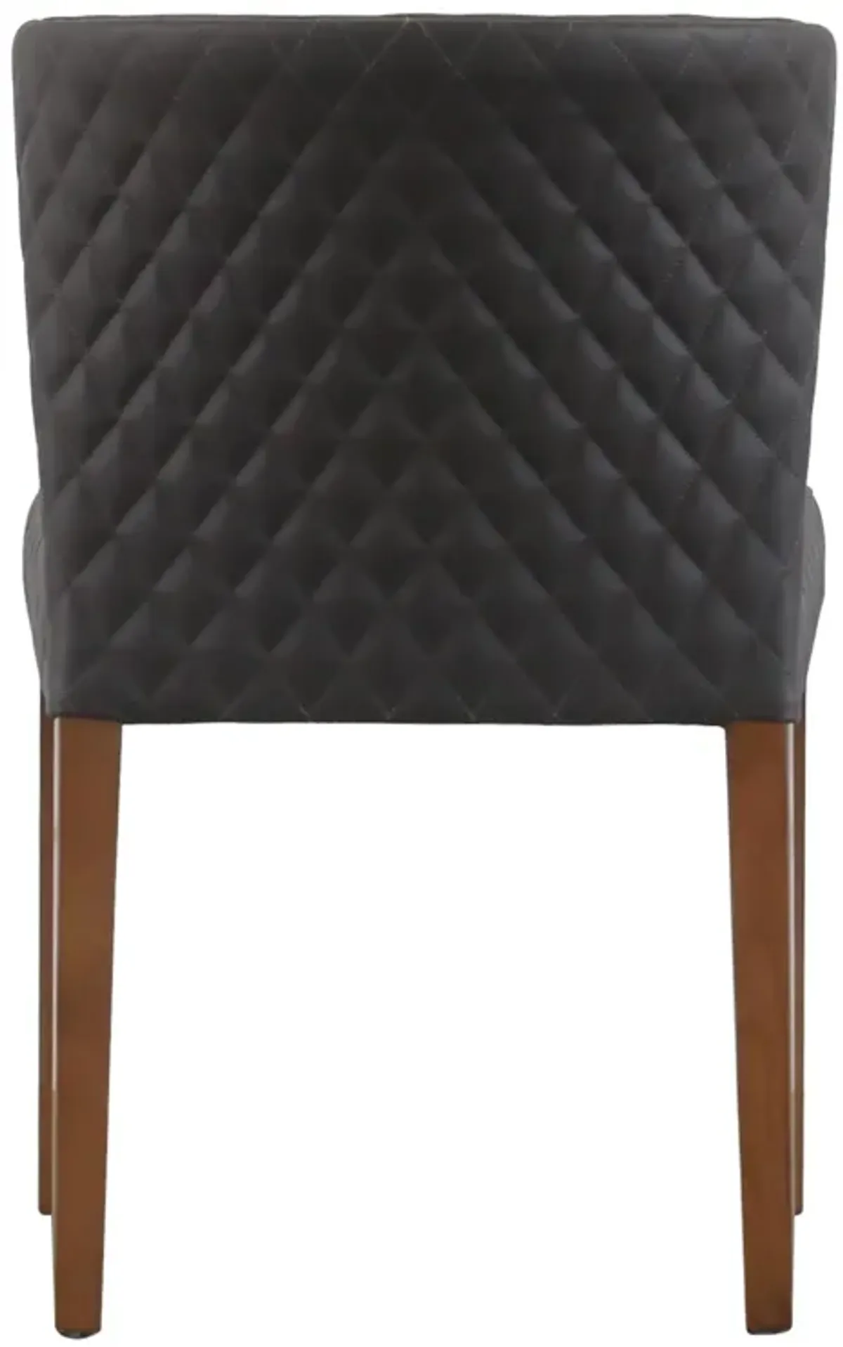 Albie Diamond Stitching Faux Leather Dining Chair - Set Of 2