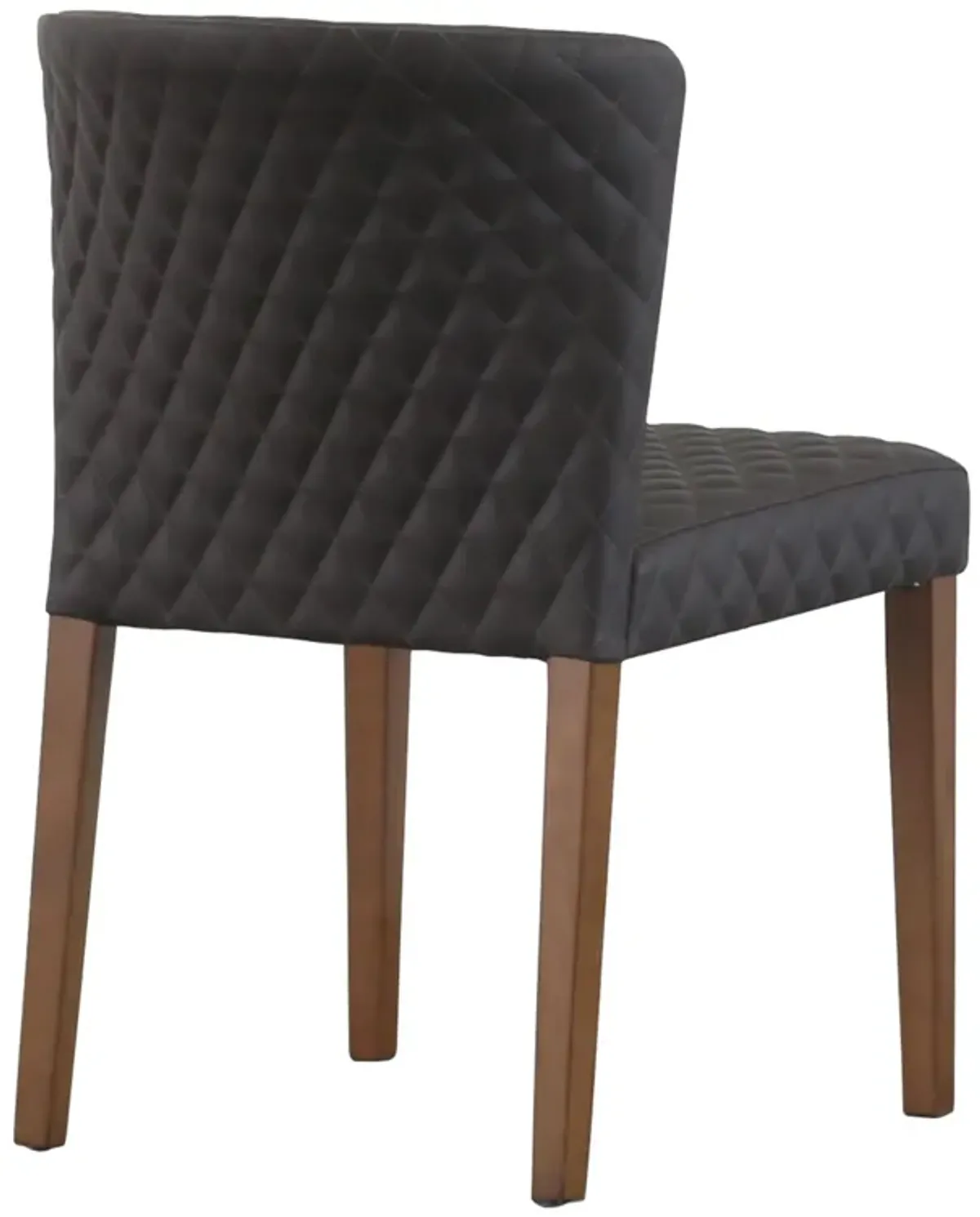 Albie Diamond Stitching Faux Leather Dining Chair - Set Of 2