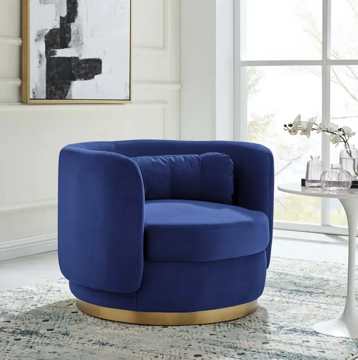 Relish Performance Velvet Performance Velvet Swivel Chair