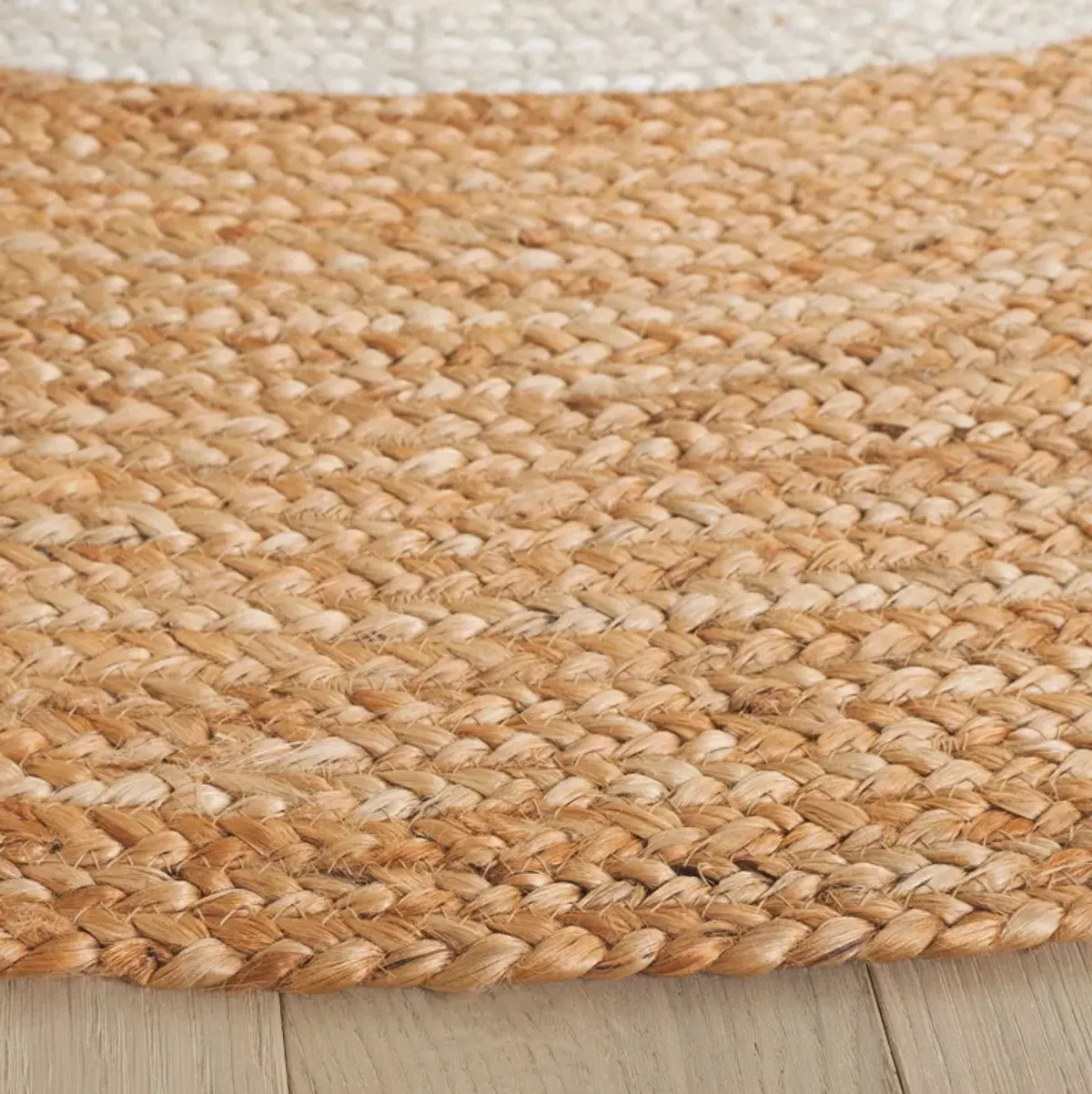 NATURAL FIBER Hand Woven 4' x 4' Round area rug
