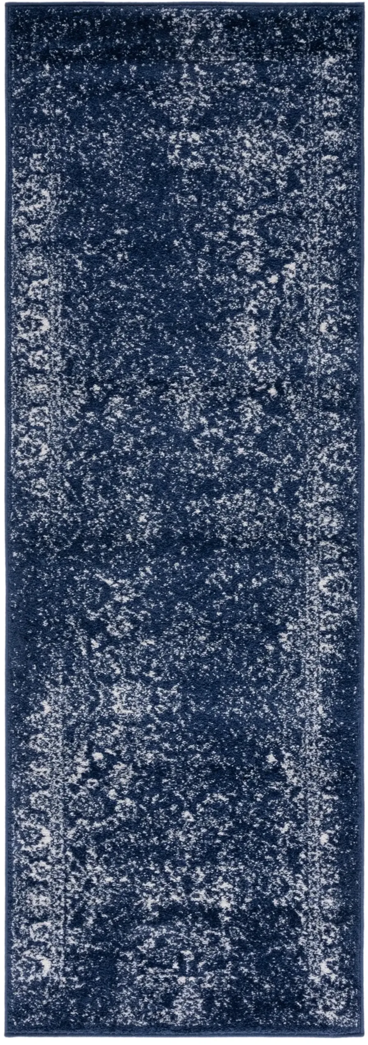 ADIRONDACK 109 NAVY  2'-6' x 18' Runner Rug