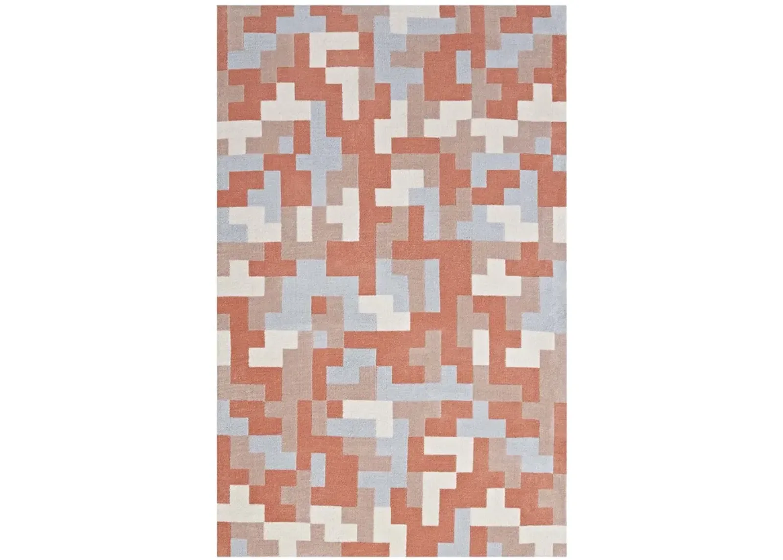 Andela Interlocking Block Mosaic 8x10 Area Rug