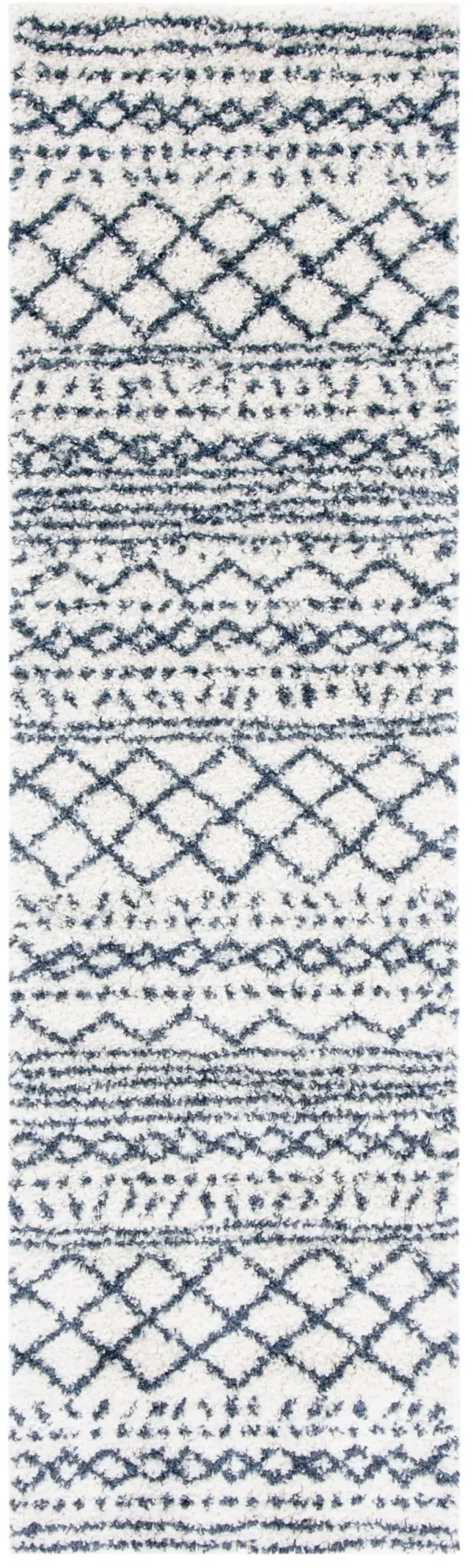 ARIZONA SHAG 741 IVORY  2'-3' x 10' Runner Rug