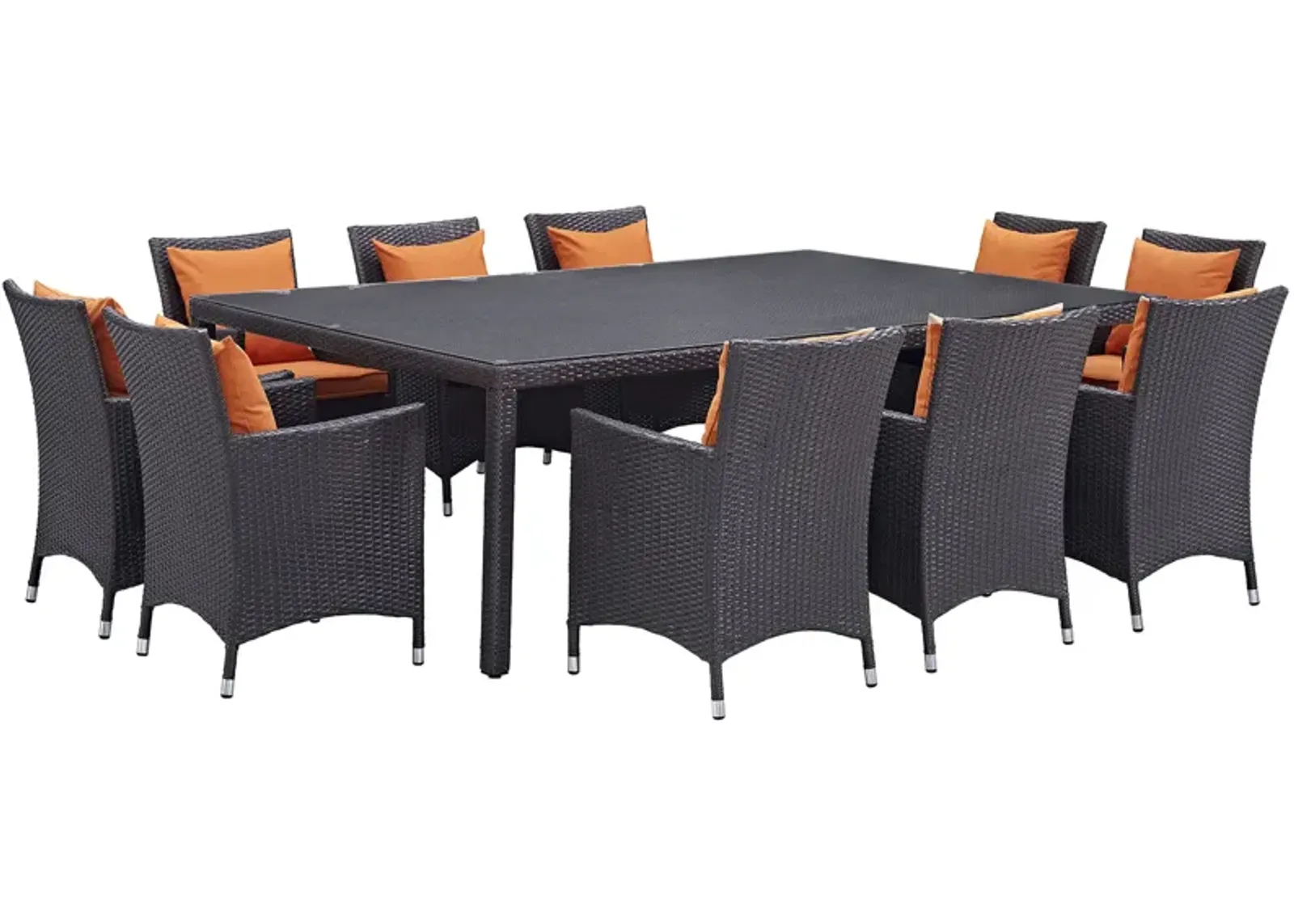 Convene 11 Piece Outdoor Patio Dining Set