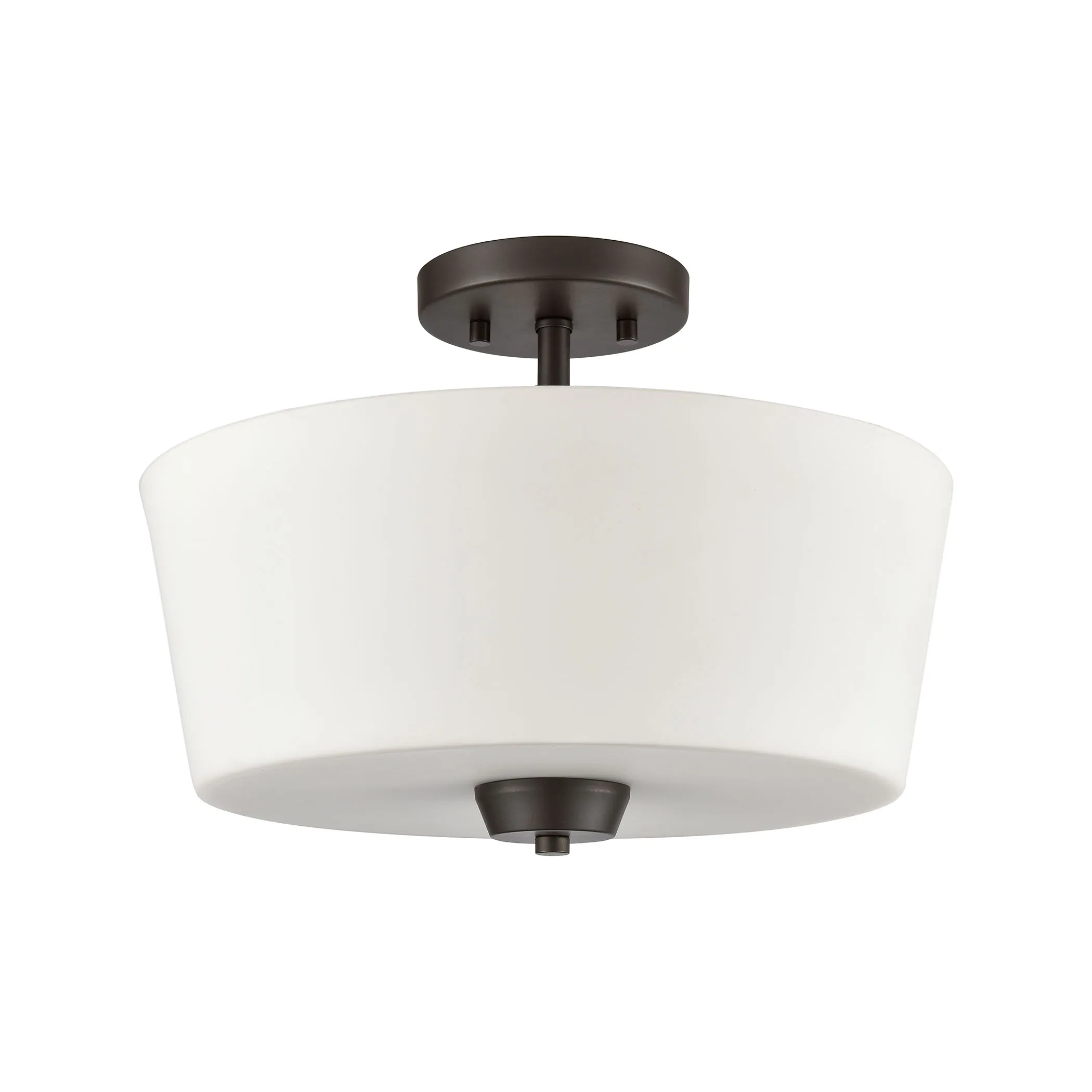 Winslow 15" Wide 3-Light Semi Flush Mount - Oil Rubbed Bronze