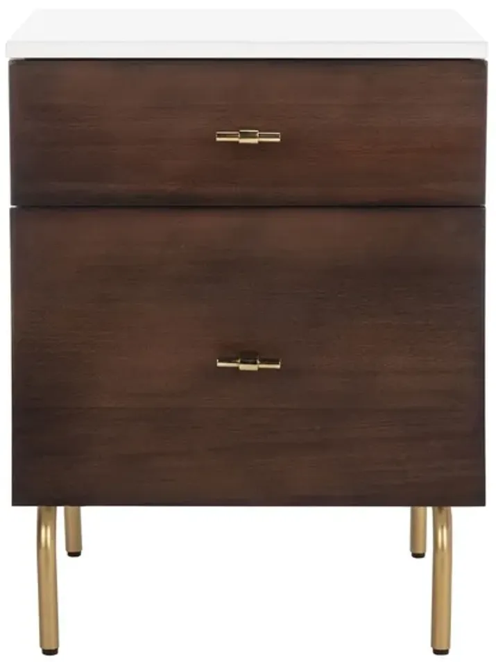 Genevieve 2 Drawer Nightstand