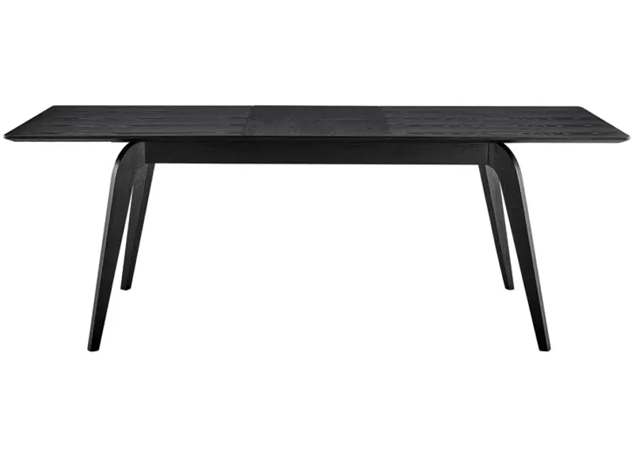 Lawrence 83" Extension Dining Table in Matte Black