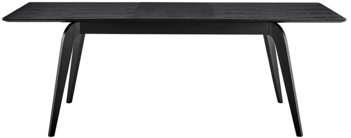 Lawrence 83" Extension Dining Table in Matte Black