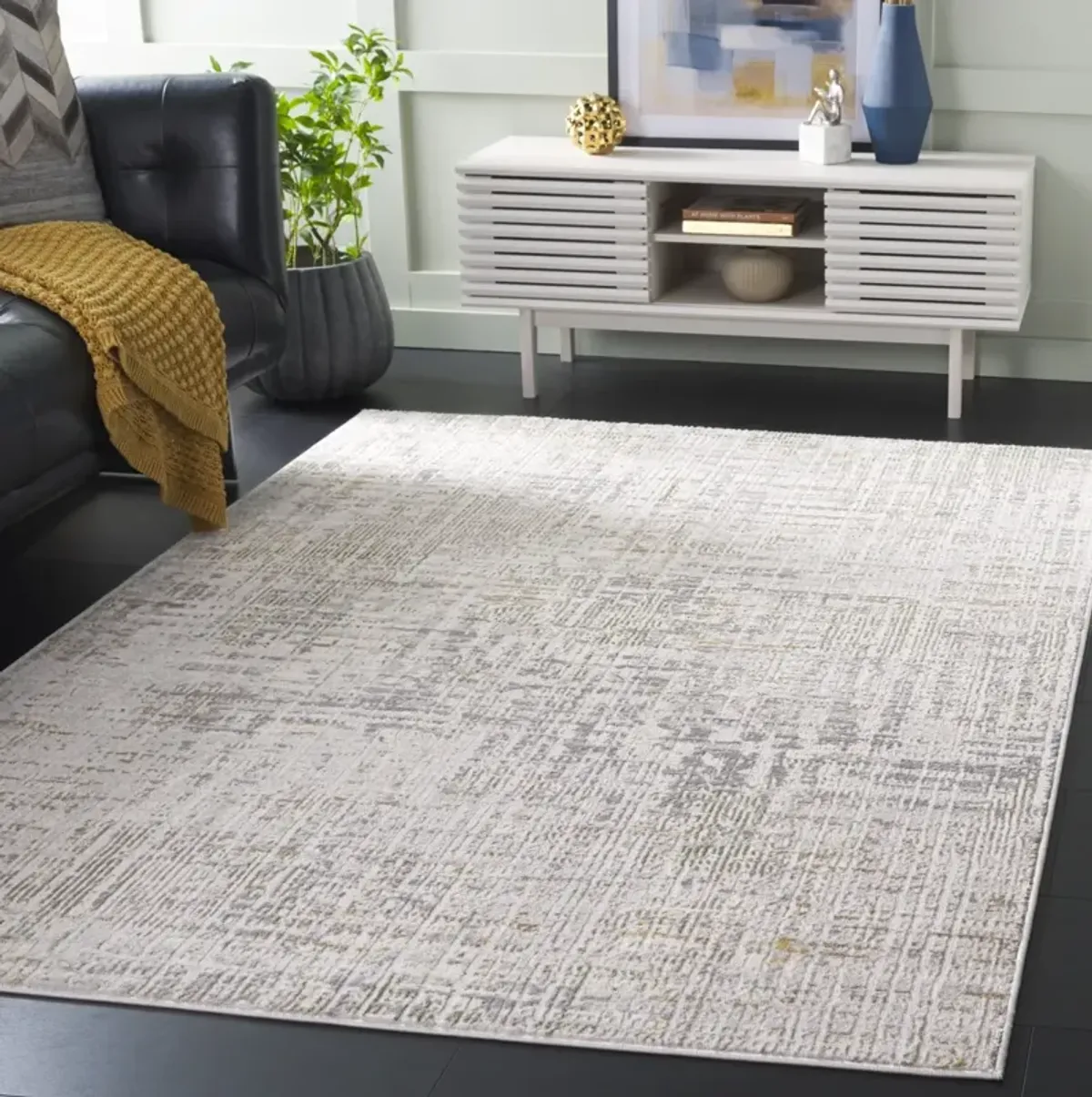 PRESTIGE 124 IVORY  5'-3' x 7'-6' Medium Rectangle Rug