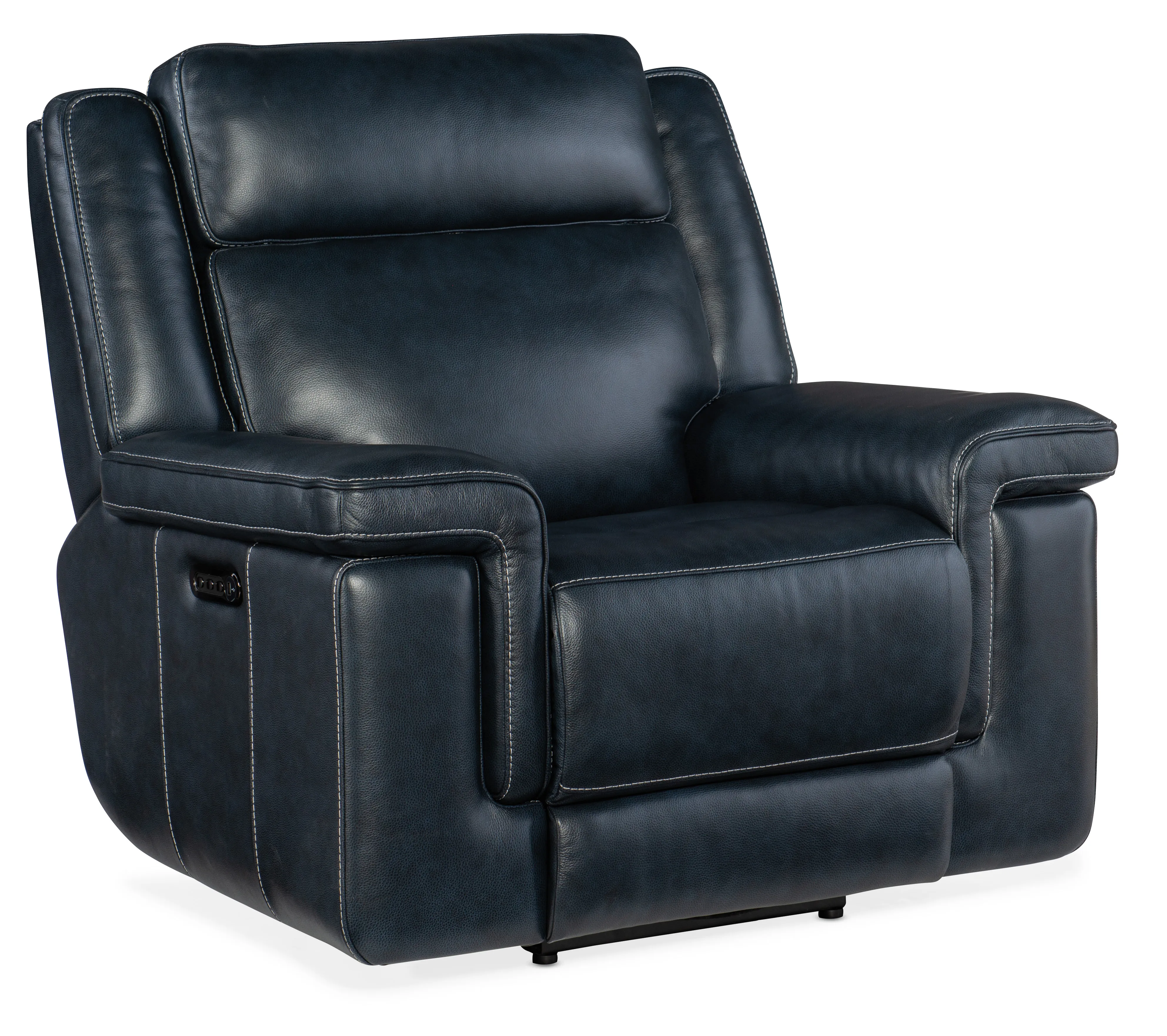 Montel Lay Flat Power Recliner with Power Headrest & Lumbar