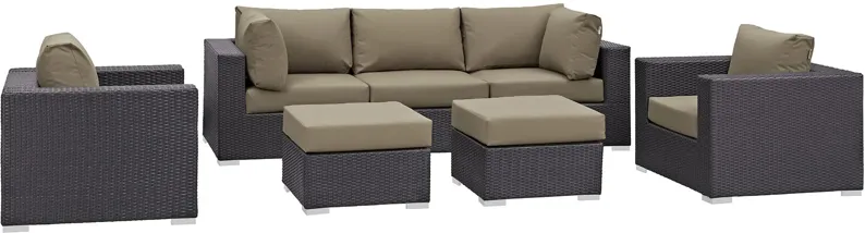 Convene 7 Piece Outdoor Patio Sectional Set