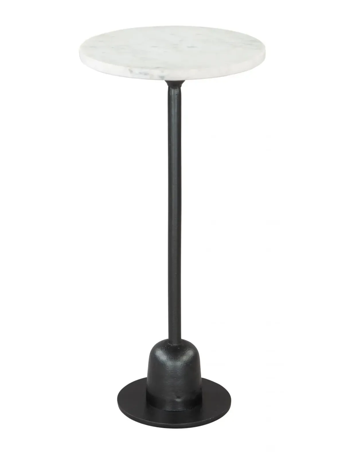 Woozy Side Table White & Black