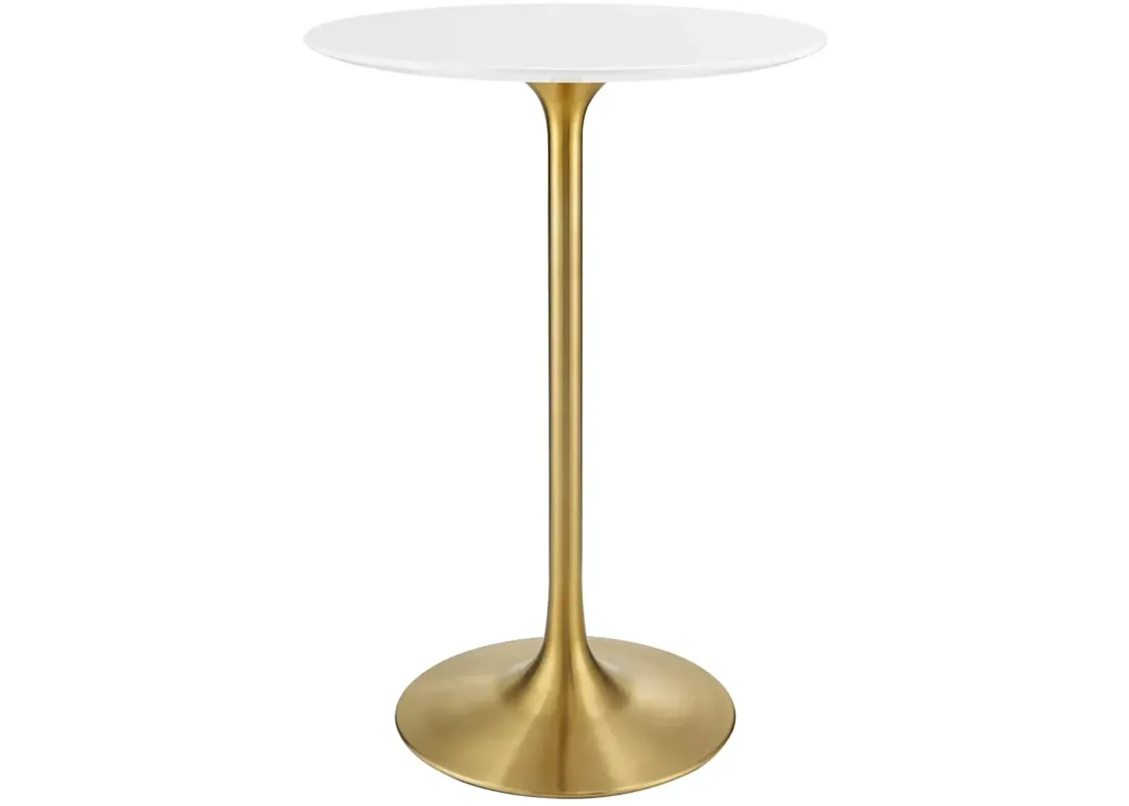 Lippa 28" Round Wood Top Bar Table