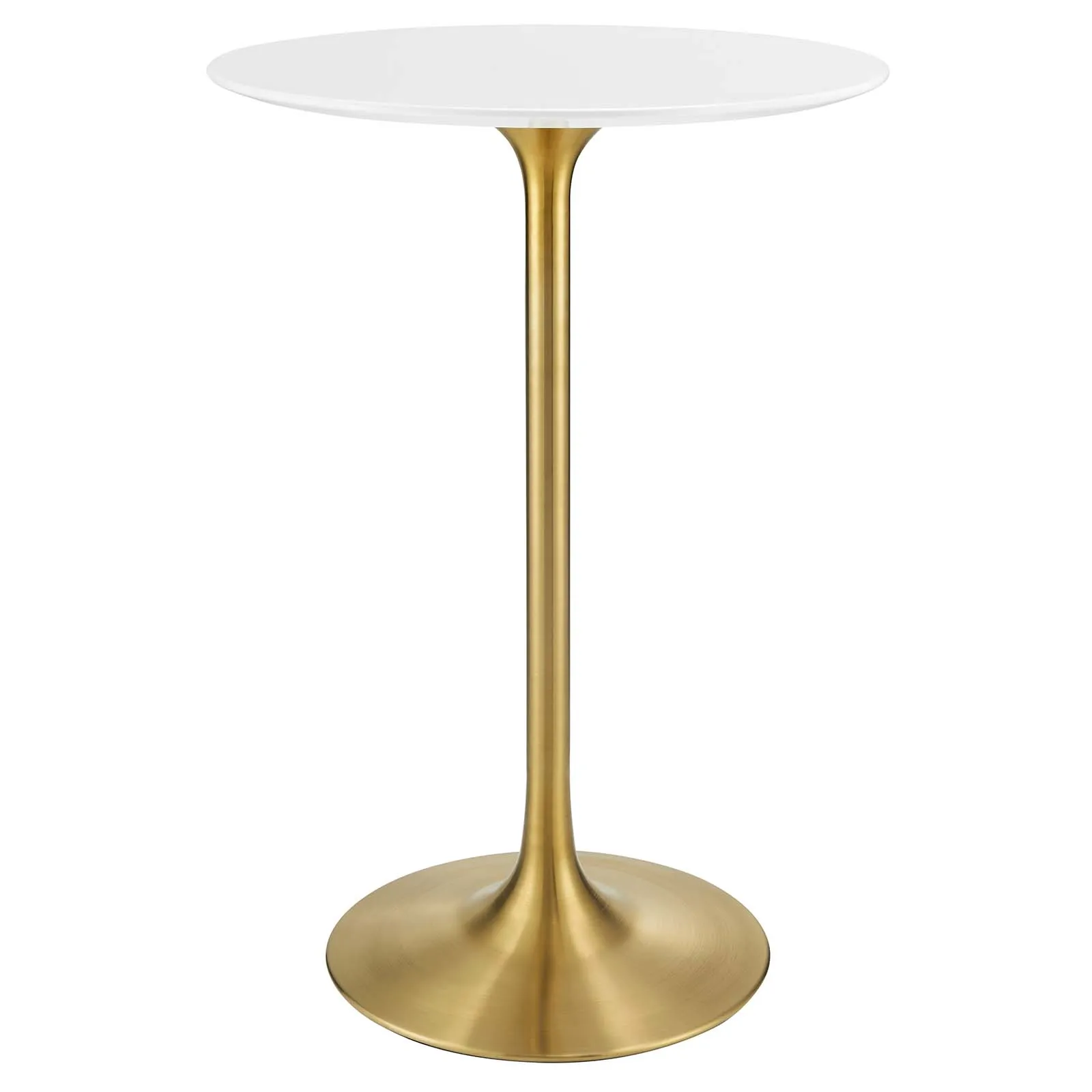 Lippa 28" Round Wood Top Bar Table