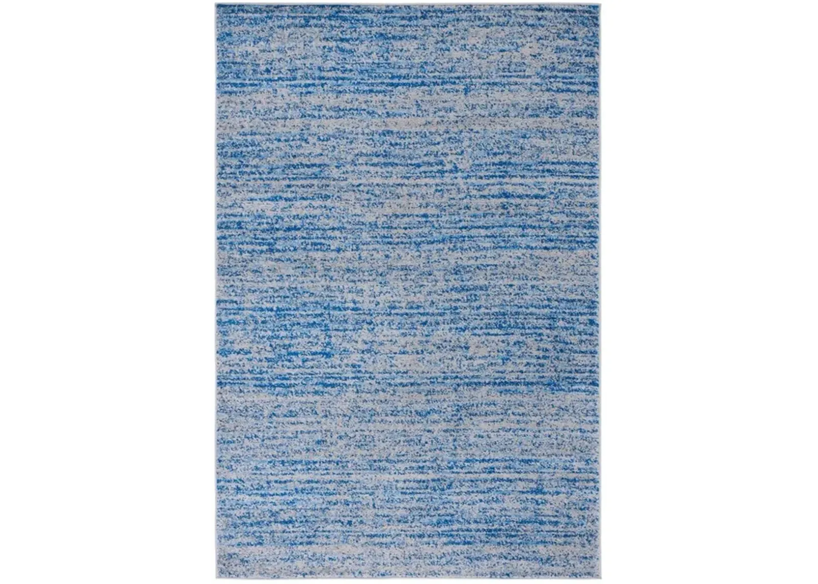 Adirondack Contemporary Blue / Silver 8' X 10' Powerloomed Rug