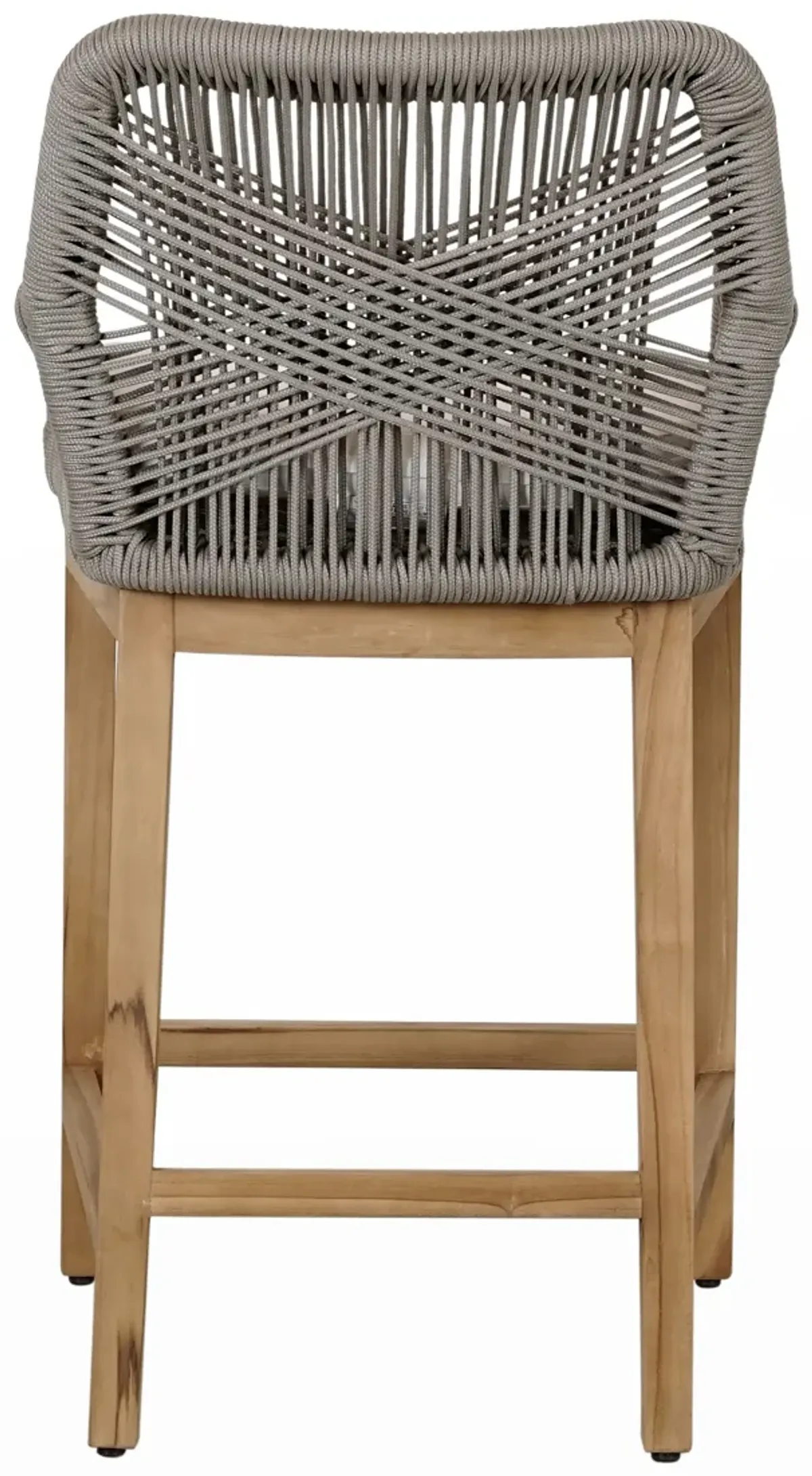 Marley Outdoor Counter Stool Ash Gray