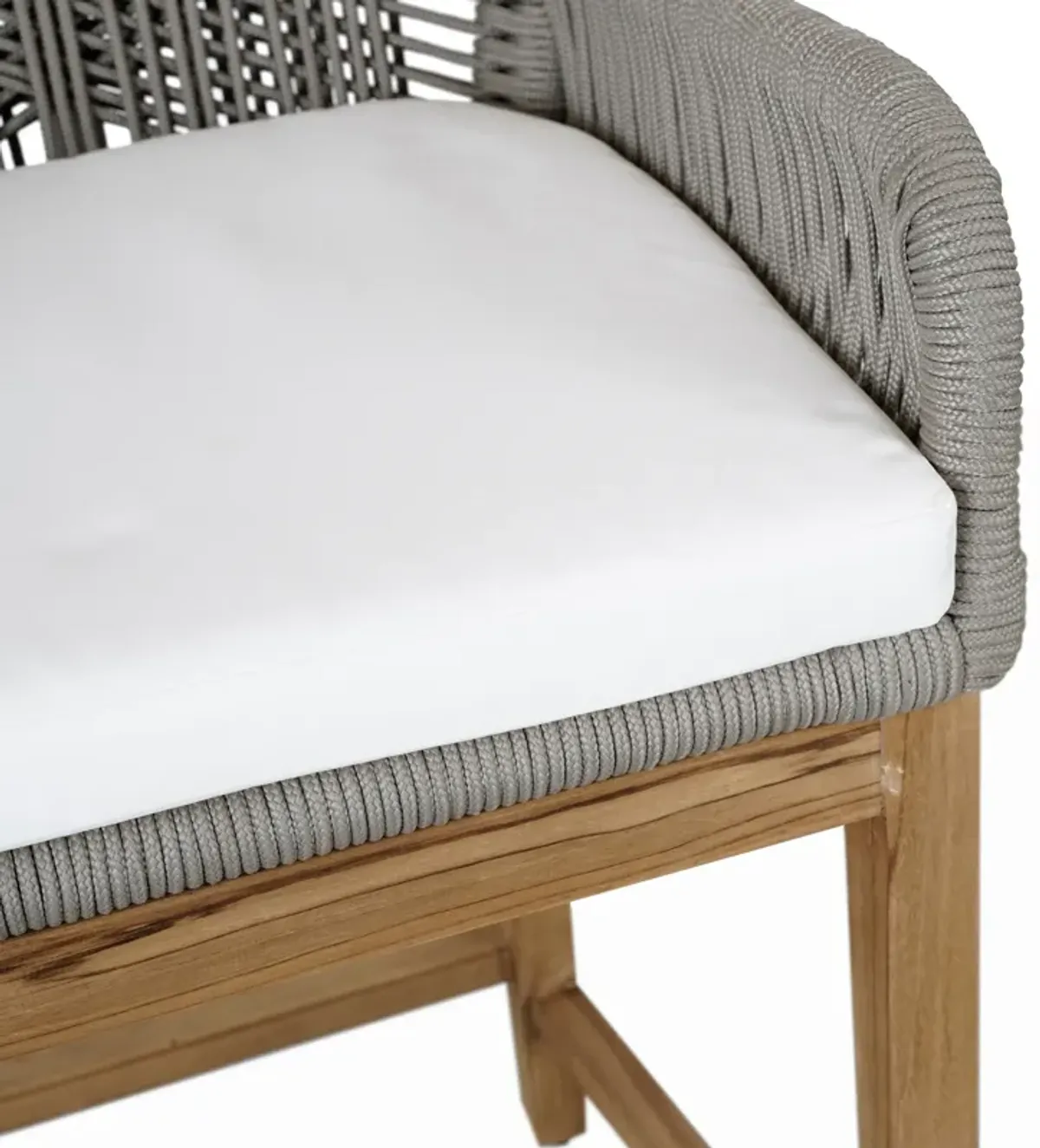 Marley Outdoor Counter Stool Ash Gray