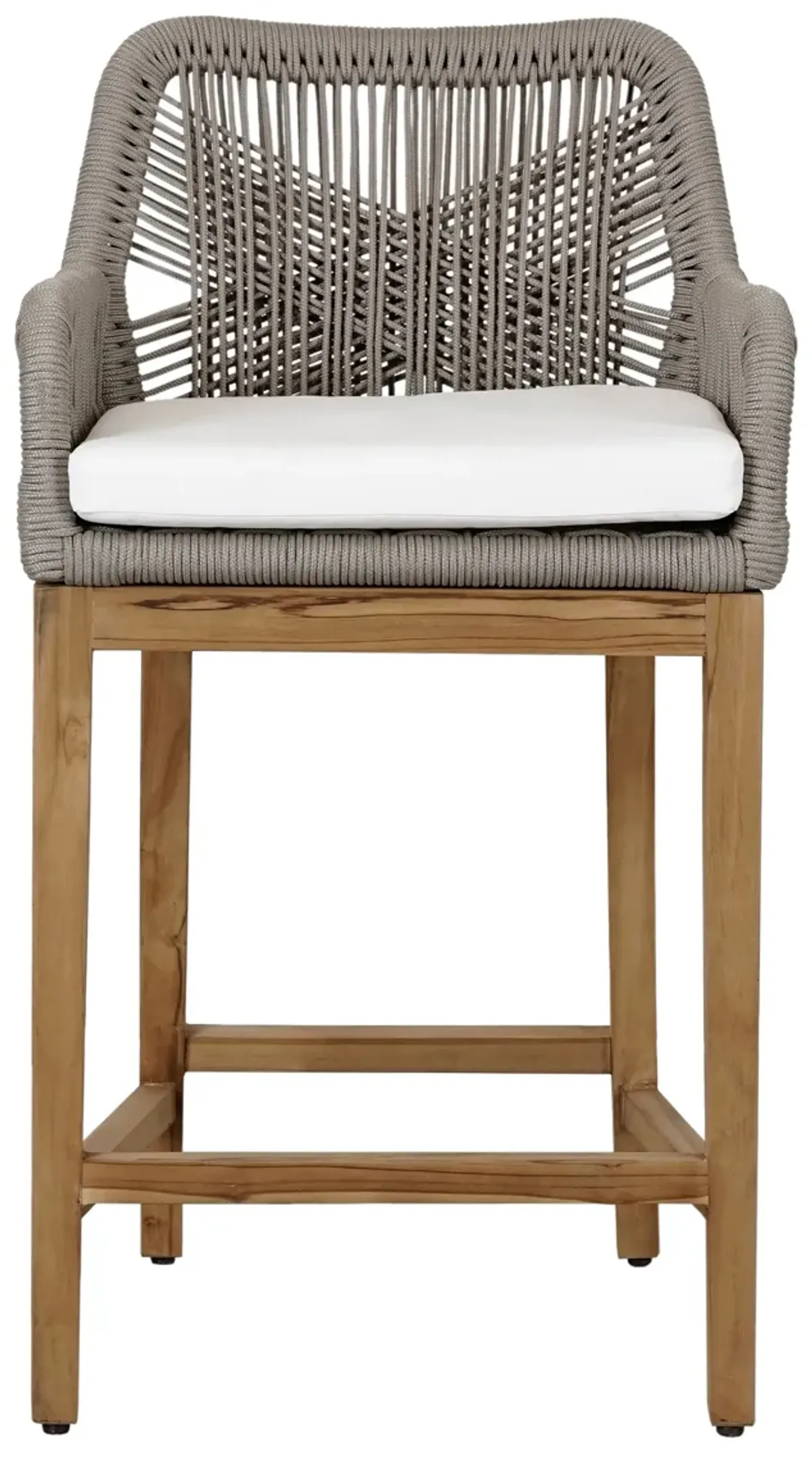 Marley Outdoor Counter Stool Ash Gray