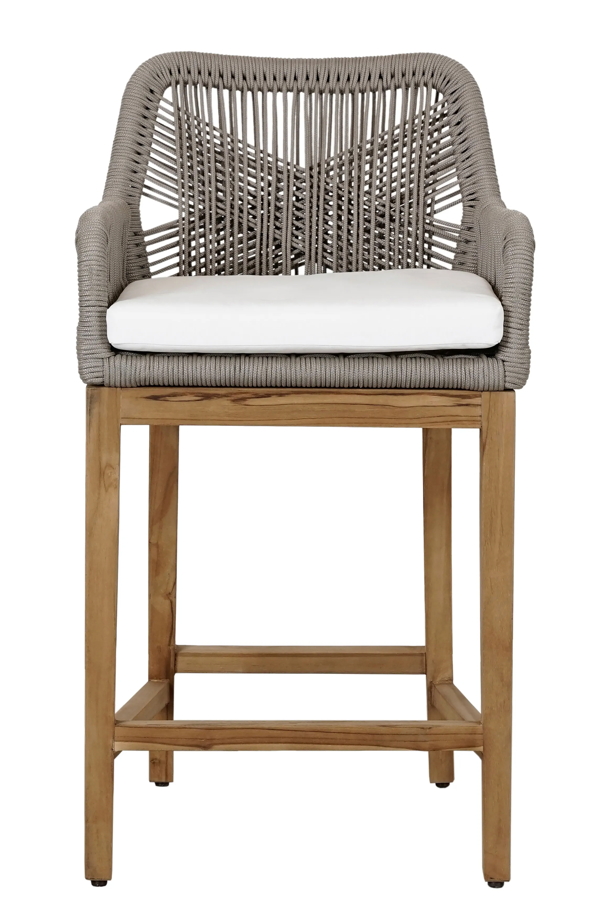 Marley Outdoor Counter Stool Ash Gray