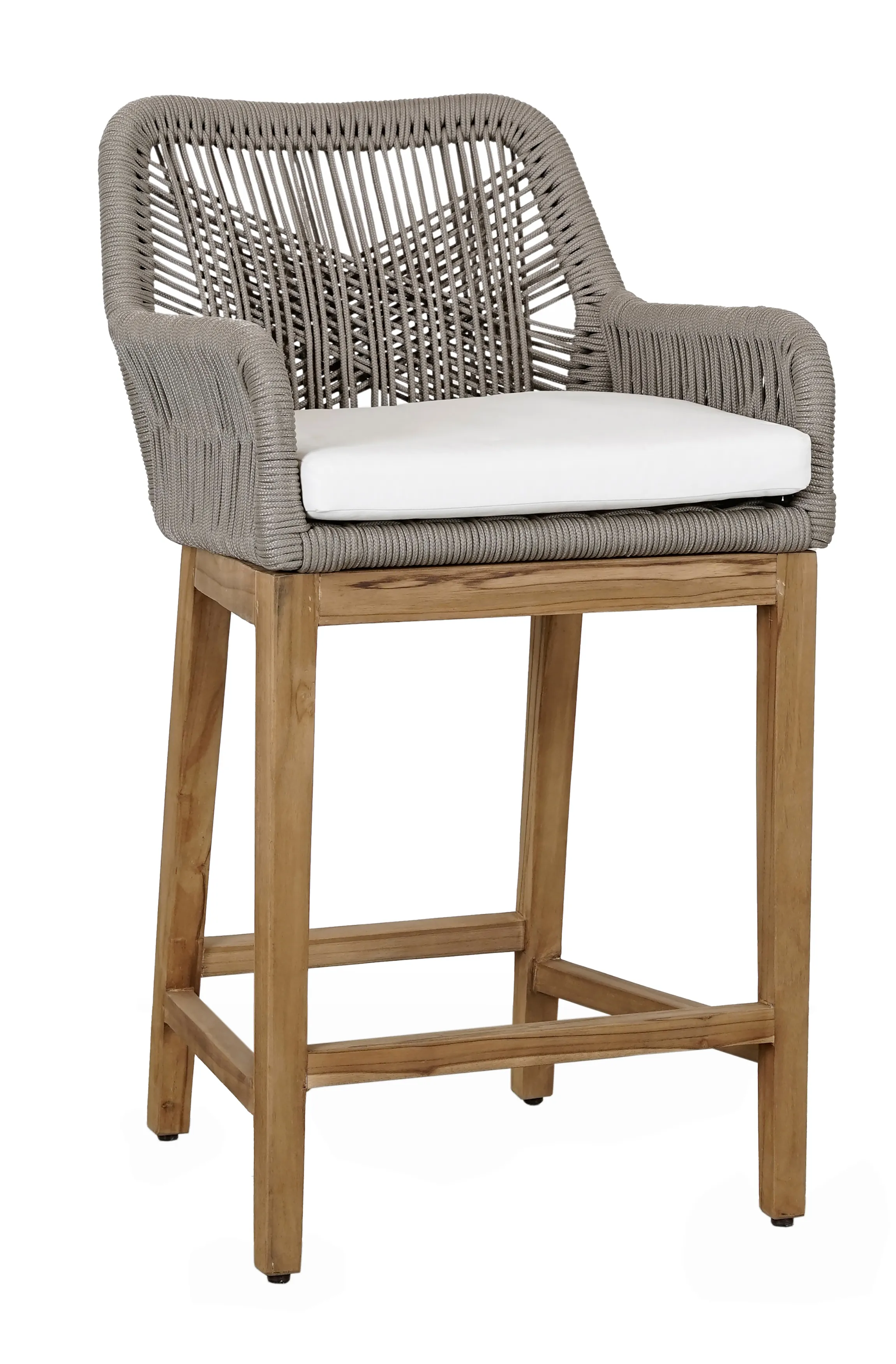 Marley Outdoor Counter Stool Ash Gray