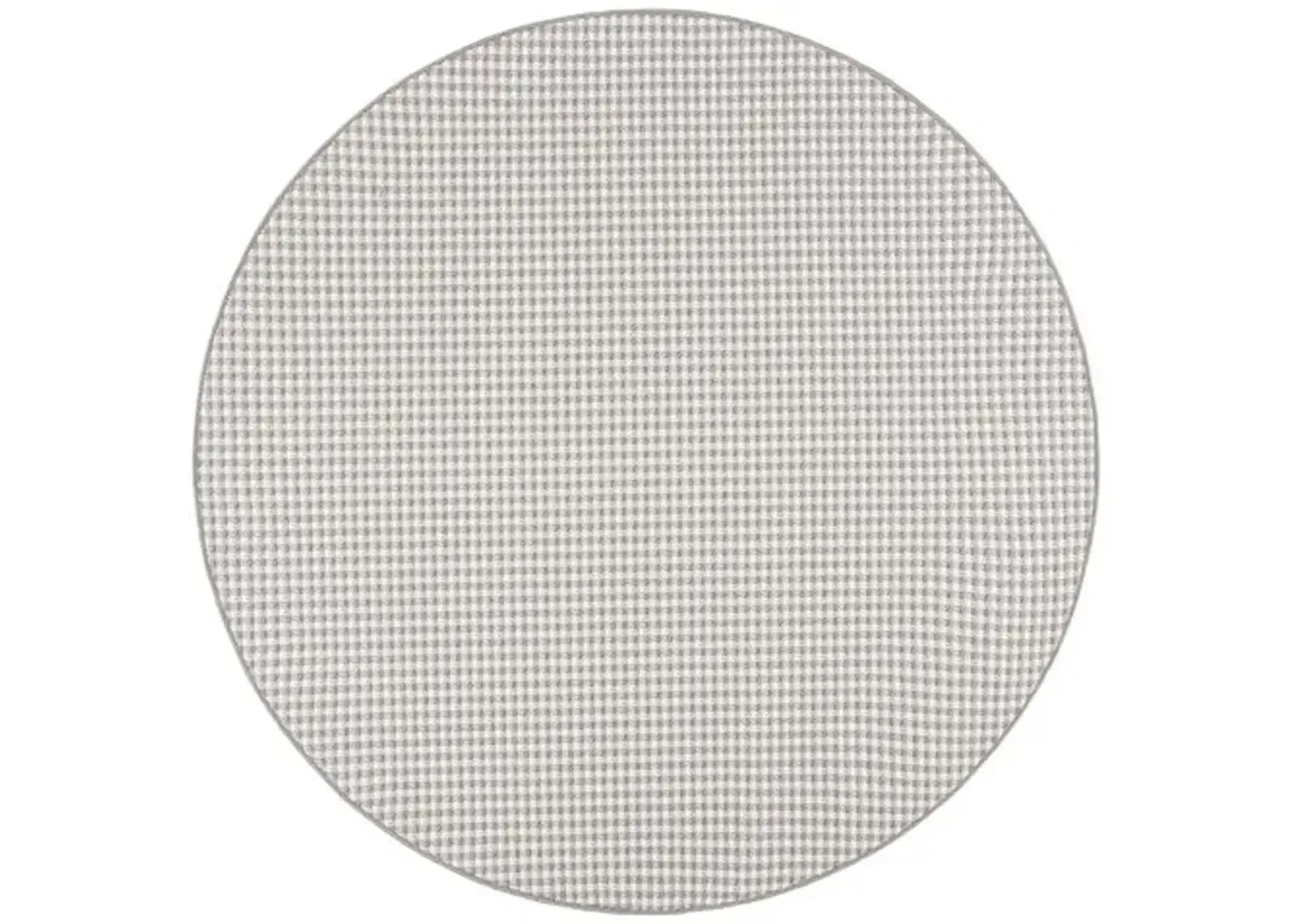 LAKESIDE 250 Grey 6'-7' X 6'-7' Round Round Rug