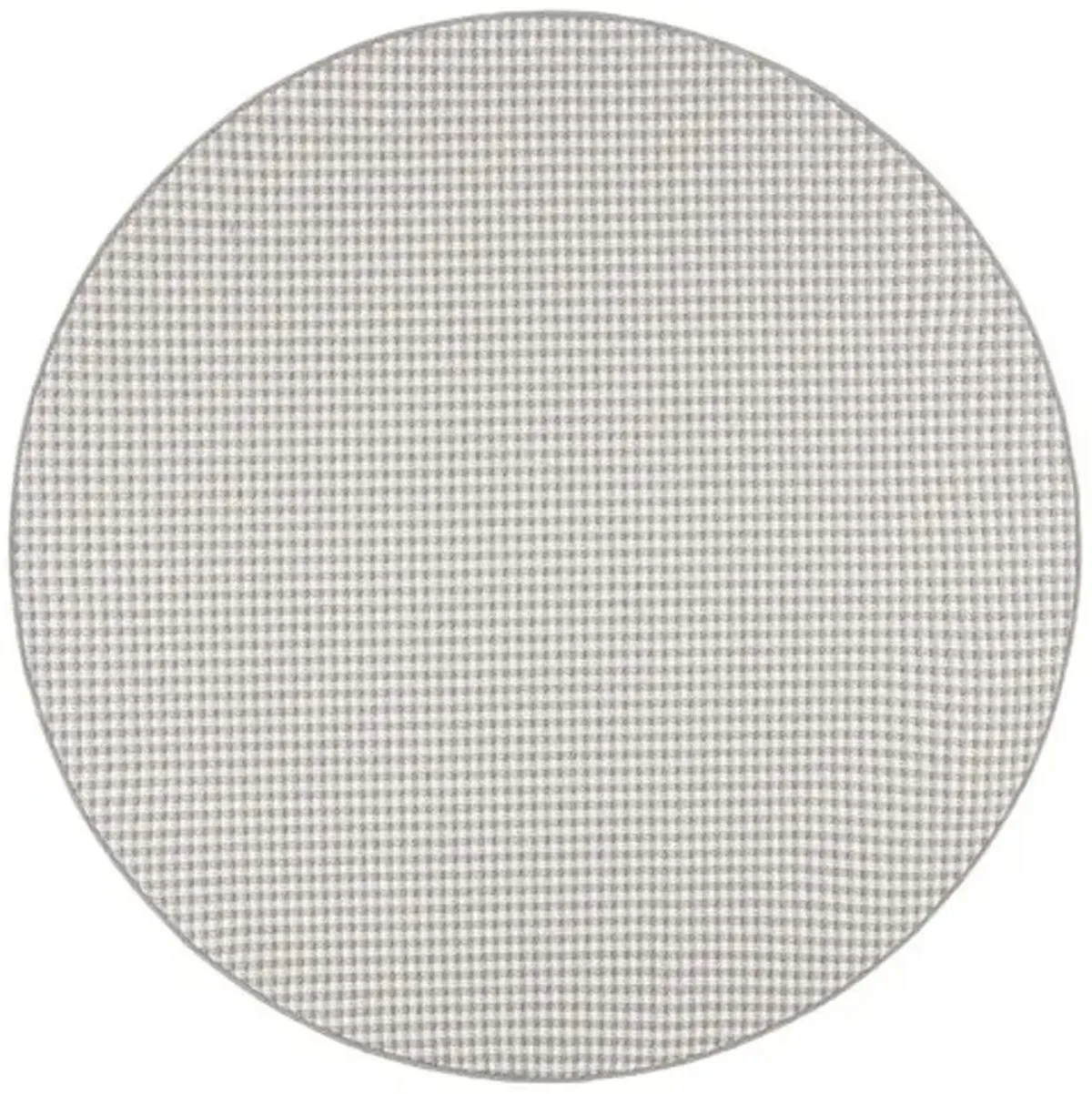 LAKESIDE 250 Grey 6'-7' X 6'-7' Round Round Rug