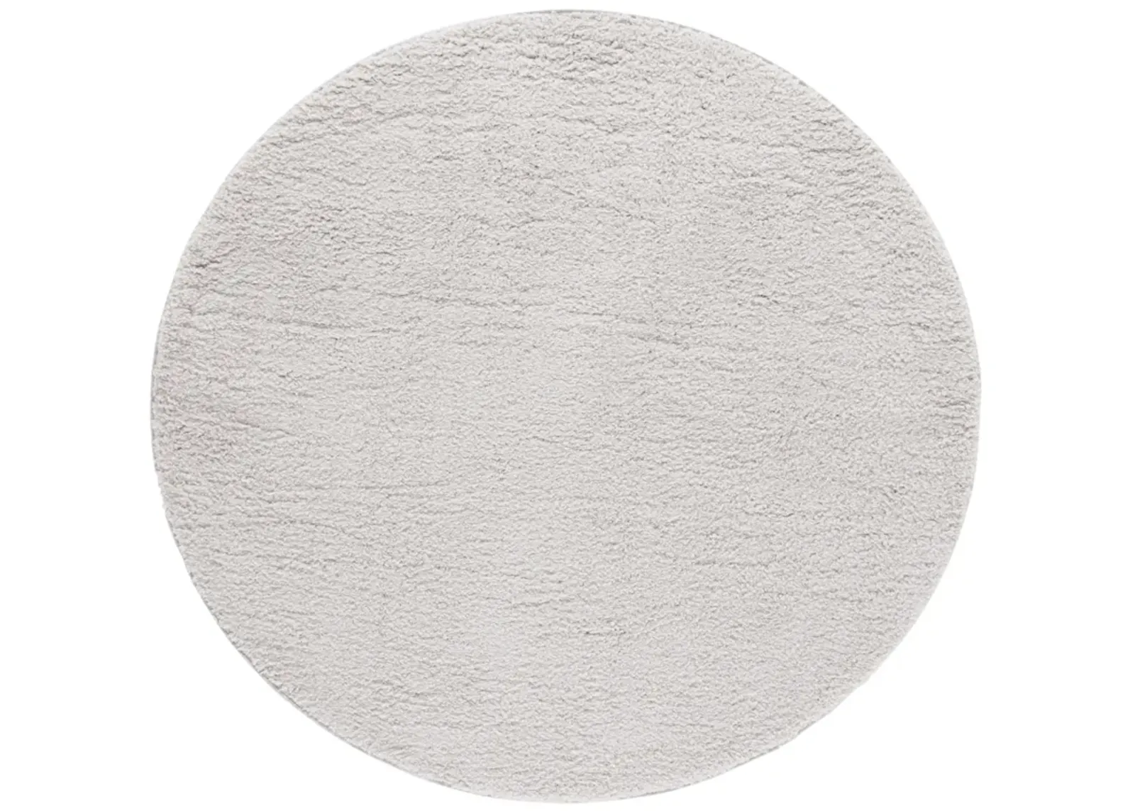 RUMI SHAG 120 LIGHT GREY 6'-7' x 6'-7' Round Round Rug