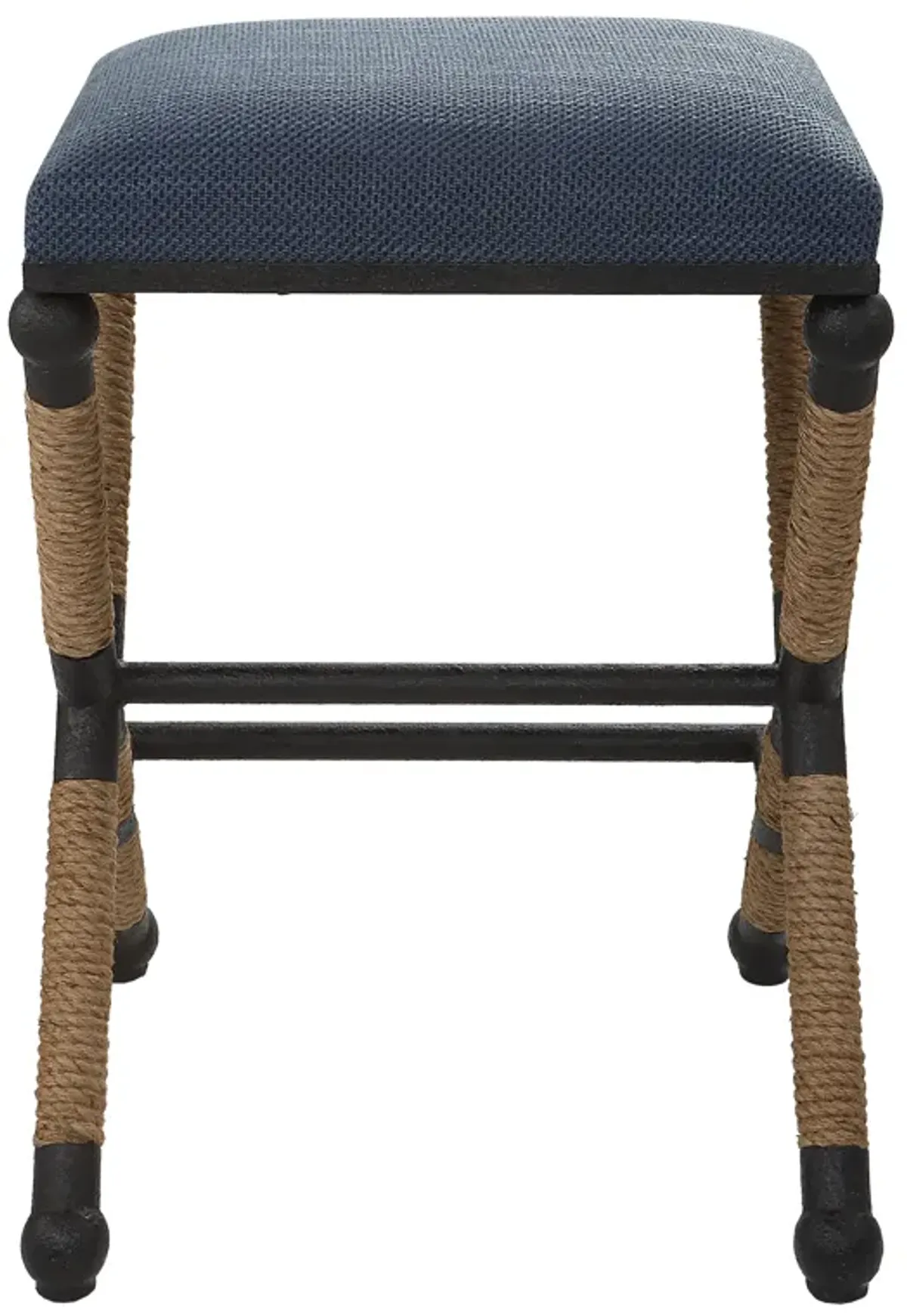 Firth Rustic Navy Counter Stool