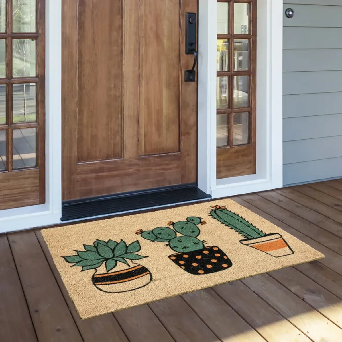 doormat planter friends multi 24x36