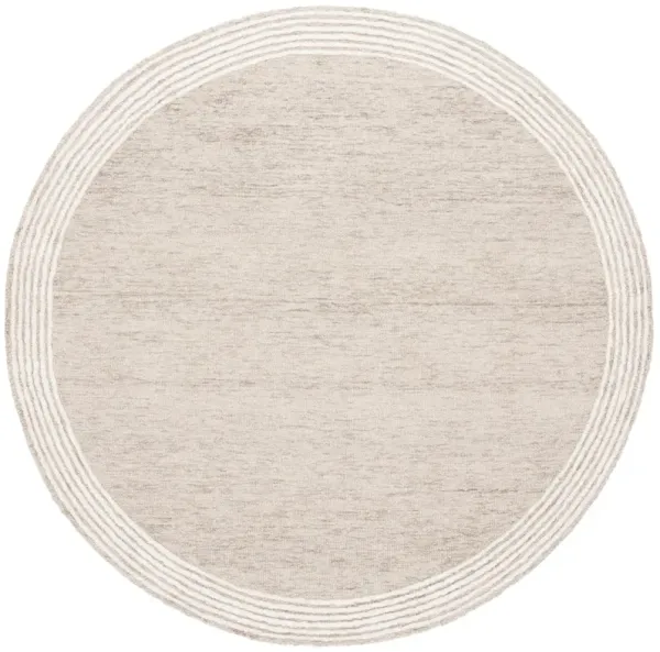 ABSTRACT 464 BEIGE  6' x 6' Round Round Rug