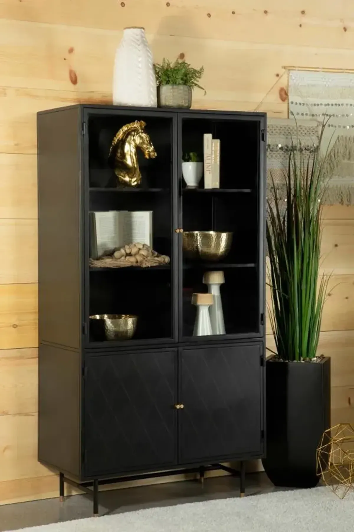 Cloyne Rectangular 4-Door Cabinet