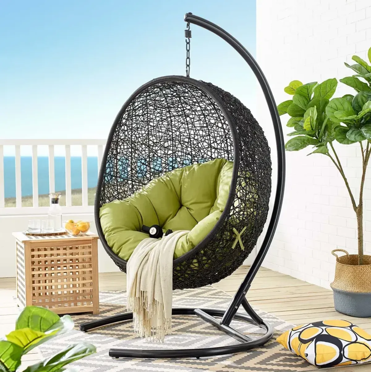 Encase Swing Outdoor Patio Lounge Chair