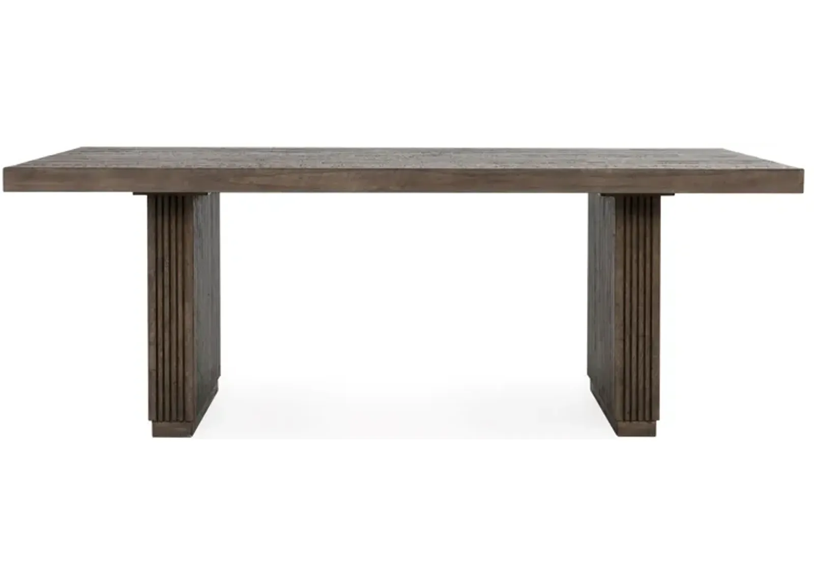 Ollie 82" Dining Table in Brown 