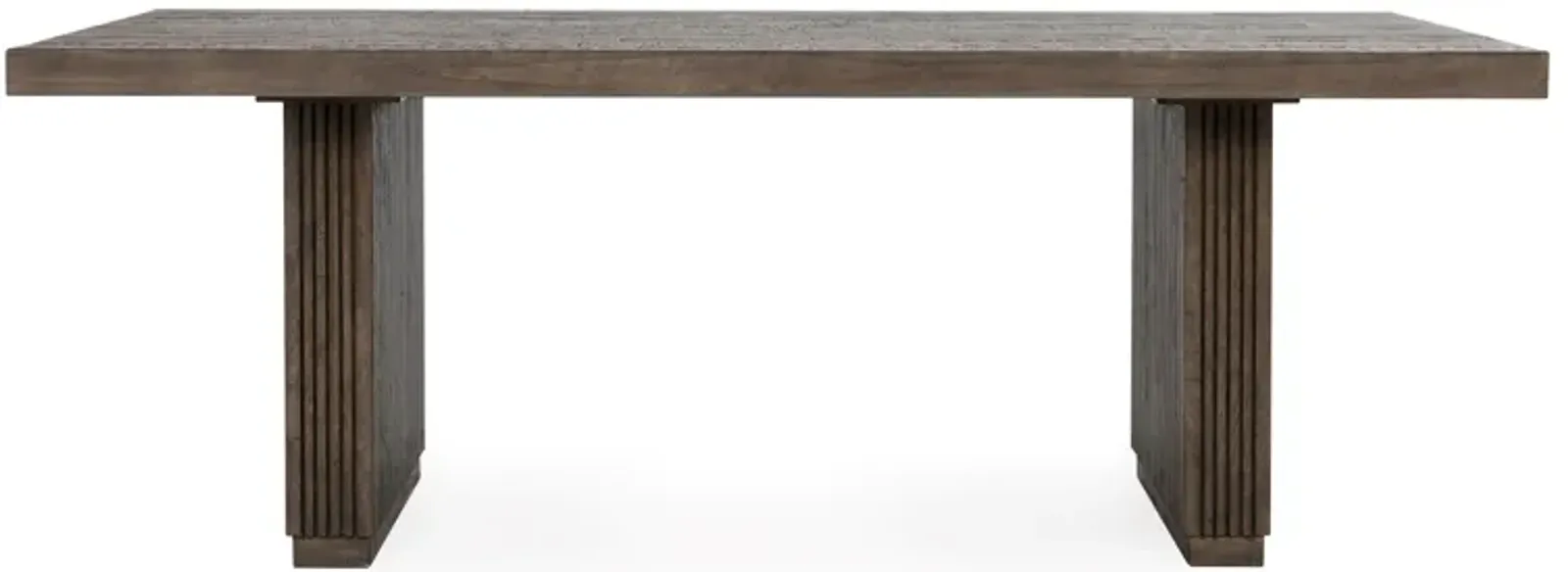 Ollie 82" Dining Table in Brown 