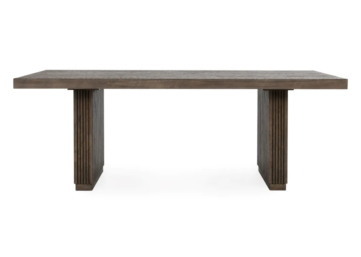 Ollie 82" Dining Table in Brown 